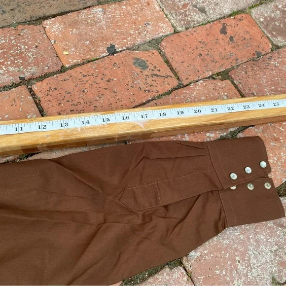 Vintage Karman western embroidered Flower Horseshoe Pearl Snap shirt - Picture 9 of 9